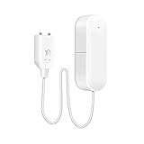 FENGCHUANG Tuya WiFi Wassersensor, intelligenter Wasserleck-Detektor, Alarm, Tuya App Echtzeit-Benachrichtigung, funktioniert mit Alex und Goog
