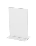 SIGEL TA226 Tischaufsteller gerade, für A6, glasklar Acryl - weitere Größ