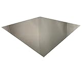 1-4mm Aluminium Blech Platte einseitig foliert AlMg Alublech Aluplatte Feinblech Zuschnitt wählbar (100x100x1mm)