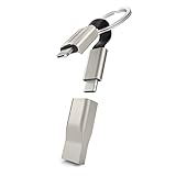 VONMÄHLEN High Five Signature – 5in1 Multi Ladekabel als Schlüsselanhänger aus Aluminium – USB-C, Micro-USB Ladekabel - Kompatibel mit iPhone, Samsung, Huaw