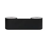 Tapetenbordüre Selbstklebend schwarz 5x1000CM für Badezimmer Wohnzimmer Küche Verdicken PVC Dekorative Bordüre Abnehmbare Wasserdicht Taille rahmen W