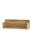 Schildmeyer Nitro Regal 144218, Holzwerkstoff, Eiche Landhaus Dekor, 60x13,6x19,5