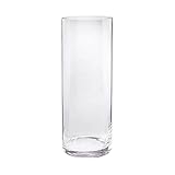 Butlers Pool zylindrische Vase - Vase aus Glas | Zylindrische Glas-Vase | Höhe 40 cm, Ø 15