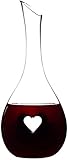 LCY Whiskey Karaffe Wein Dekanter Kreativer Herz-förmiger Bleifreier Kristallglas Rotwein Fast Dekanter Home Wein Wachwassertank Separator Dekanter Hand Geblasener Wein Dekanter Belü
