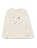 Sanetta Mädchen Langarm T-Shirt, Cream, 92