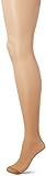 Ulla Popken Größe Größen Damen Glanz Fein Strumpfhose, Satin Sheers, 15 DEN, Braun (Hellbraun 32), XXX-Large (HerstellerGröße: 56+)