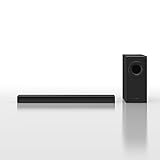 Panasonic SC-HTB490 Soundbar 320 W, Surround 2.1, Bluetooth, Wireless-Subwoofer, HDMI-ARC, Wandmontage, Fernbedienung, Audio-Modus, Schw