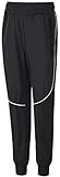 BenBoy Kinder Jogginghose Trainingshose Fitness Gefüttert Sporthose Elastischer Bund Sweathose für Jungen Mädchen,YDK-6533-Dark Black-140