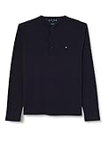 Tommy Hilfiger Herren Dressed Casuals Henley T-Shirt, Desert Sky, S