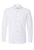 Stockerpoint Trachtenhemd OC-Mike | Weiß mit Kent-Kragen | Regular Fit (L)