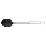 WMF Profi Plus Servierlöffel Kunststofflaffe 32 cm, Cromargan Edelstahl teilmattiert, Kunststoff, spülmaschinengeeignet, hitzebeständig bis 270°C