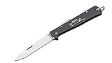 Otter Unisex – Erwachsene Mercator-Messer Carbon Taschenmesser, Schwarz, 19.5