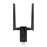 Baoblaze Drahtloser USB WiFi Adapter 300Mbps für WPA Wpa2 Signalverstärk