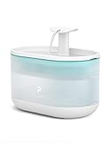 PETLIBRO Trinkbrunnen für Katze Ultraleise mit Zwei Durchflussmodi,BPA-freie Capsule Katzenbrunnen, 71oz/2.1L Sichtbarer Wasserstand mit Filter für Katzen & H