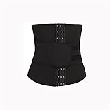 GUOQUN-SHOP Rückenbandage Frauen Taille Trainer Gürtel,Taille Cincher Trimmer,Abnehmen Body Shaper Belt,Sport Gürtel Gürtel Rückenstütze (Color : Black, Size : XL)