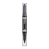 Manhattan Eyemazing Double Effect Eyeshadow & Liner – Schwarzer 2-in-1 Lidschatten & Eyeliner Stift zum Drehen – Farbe 001 In The Black – 1 x 0,7g