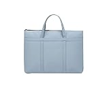 Yuxahiugdnb Laptoptasche, Mode Frauen Aktentasche Tasche Dokument Taschen Weibliche Buch Handtasche Frauen 14' Laptop Aktentaschen Neutrale Büro Pendler Tasche (Color : Blue)