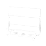 F Fityle Halskettenhalter Schmuckrahmen, Schmiedeeisen Geometrisch, Freistehender Armbandhalter Hängender Schmuckorganisator für Armbänder - Weiß
