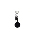Smartex® Home Button Flexkable kompatibel mit iPhone 8 - Schwarz Homebutton Schalter E