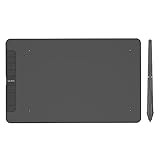 Qalabka VK1060 Grafiktablett Digitales Zeichentablett mit 8192 Stufen Druckempfindlichkeit 5080 LPI Auflösung 8 Tastenkomb