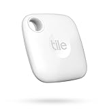 Tile Mate (2022) Bluetooth Schlüsselfinder, 1er Pack, 60m Reichweite, inkl. Community Suchfunktion, iOS und Android App, kompatibel mit Alexa und Google Home, weiß