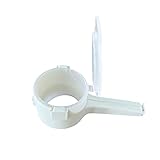 Verschluss und Ausgießer für Tüten - Beutel,Food Clips Beutel-Versiegelungsclips,multifunktionaler Tee Feuchtigkeitsbeständiger Plastikclip für Snack-Beutel,Food-Versiegelungsclips (Beige)