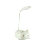 Süße piggy Atmosphäre Lampe Schlafzimmer Desktop Led Ladeberührung Mit Schlafs Licht Kreative Nachtlicht (Emitting Color : Random Ears Green)