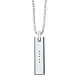 UKCOCO Halskette Kompatibel mit Fitbit Flex 2 Edelstahl Uhr Band Halskette Anhänger Magnetische Uhr Halskette für Mädchen Frauen Schmuck