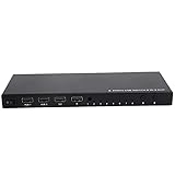 HDMI Switcher Box, 3840 X 2160 HDMI 2.0 Switcher Selector USB 2.0 8 In 4 Out Audio Video Splitter - KVM Konverter mit Fernbedienung für USB C Handy, für TV Fire Stick