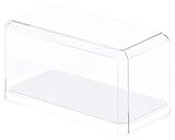 Pioneer Plastics Klarsicht-Vitrine aus Acryl für Autos im Maßstab 1:64, 8,9 x 4,4 x 4,1 cm, 3 Stück