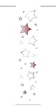 Home Fashion Stars Schiebevorhang, Stoff, rot, 245 x 60 x 0,1