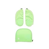 ergobag Fluo LED Zip-Set - Sicherheits-Set, pack, cubo und cubo light gekauft nach Juli 2019, Set 3-teilig Grün - Grü