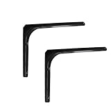 JKGHK 2Stück L Winkel Regalträger Metall Regalwinkel, Schwerlastkonsole, Dreieckig Regalträger, Wandmontage Regalhalterungen Für Regalhalter Platzsparende,300