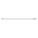 ABUS Fenster-Panzerriegel FPR217 sichtbarer Schutz gegen Einbrüche | stabiler Edelstahl-Riegel | 225 cm lang | abschließbar | AL0089 | weiß | 77194