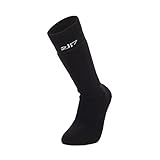 NORDSOX - (39-41) 1 Paar Merino atmungsaktive Ski Socken 2117 für Herren und Damen Kniestrümpfe Snowboard Skitouren schw