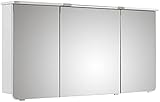 PELIPAL Cassca Spiegelschrank inkl. Beleuchtung/CS-SPS 03 / Comfort N/B: 140 cm/Weiß G