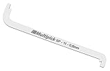 Multipick ELITE Lockpicking Spanner Profi SP-11 TOK 0,6 mm Breite – Tension Over Keyway - Schloss Spanner Werkzeug Tool für das Lockpicking Set und Dietrich Set für Anfäng