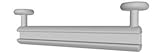 Dekohaken24' - Schlaufengleiter, 28 Stück, für 5 cm Schlaufen, zum Dekorieren von Schlaufenschals/Schlaufenvörhängen an Einer Gardinenstange oder G