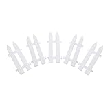 Zäune 20 teile/satz 30 cm Kunststoffzaun Hof Innengarten Garten Zaun Kindergarten Blume Garten Gemüse Kleine Zaun Dekoration g