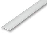 (9,97€/m) Übergangsprofil 30 x 1700 mm silberfarben selbstklebend gewölbt Nahtdeckprofil Dehnungsfugenprofil Abdeck