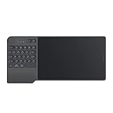 HUION Grafiktablett Inspiroy Keydial KD200 Bluetooth 5.0 8,9 x 5,6 Zoll Stifttablett kombiniert mit Einer Tastatur und einem Wählcontroller, geeignet für Anfänger und professionelle Desig