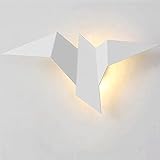 Moderne kreative Wandleuchte LED Wand sconce Metall Wandlampe, Indoor Decor Beleuchtung Moderne Wandhalterung Lichter for Schlafzimmer Nachttisch Esszimmer Wohnzimmer Wohnzimmer (Color : Gold)