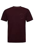 Superdry Mens Expedition Graphic Tee T-Shirt, Rich Deep Burgundy, X-S