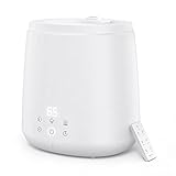 Ultrasonic Luftbefeuchter 6L Warmer/Kühler Nebel Top Fill Luftbefeuchter mit Fernbedienung Kundenspezifische Luftfeuchtigkeit, Schale für Ätherisches Öl für Schlafzimmer Wohnzimmer Bü