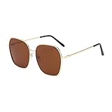 Sharplace Pilotenbrille Quadratische Polarisierte Sonnenbrille für Männer Frauen Sport Laufen Radfahren Fahrbrillen Leichte UV400 Block Verspiegelte Gläser - G