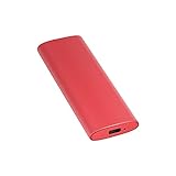 External Hard Drive 1TB 2TB, Portable External Ultra Slim Hard Drive Portable HDD Type C Festplatte für Mac, PC (1TB Red)