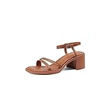 MBMYZW Sommer Neue Damen offene Zehensandalen Dicke Fersen schmal Glatte Schnalle Büroschuhe (Color : C, Size : 34 EU)