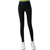 Btlesa Damen Thermoleggings GefüTtert Damen Winter Super Dicke GefüTtert Thermo High Waist Bequem Warme Strumpfhose Yogahosen Legging