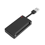 fanchen USB SIM Smart Card Reader Smart Card Reader Adapter PC für Bankkarten-IC/ID EMV-Kartenleser für Windows 7 8 X