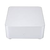 HTPC-Gehäuse, ITX-Gehäuse Mini-Aluminiumlegierung für das ITX-Motherboard (170 x 170 mm)(Silber, USB3.0)